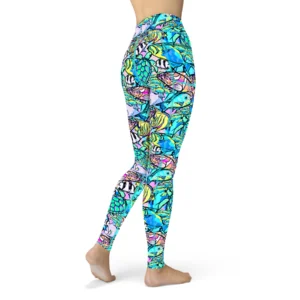 Women's Spacefish Contour Leggings