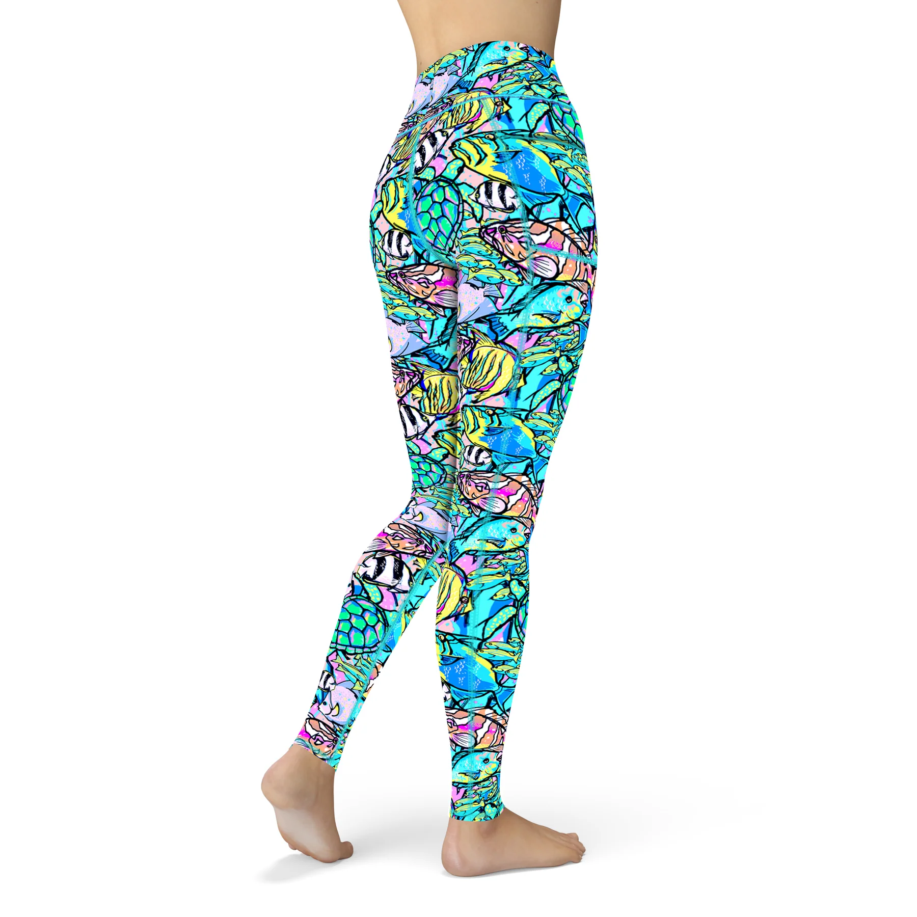 Women's Spacefish Contour Leggings