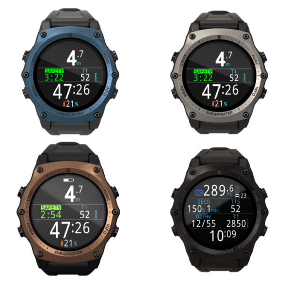 Shearwater Teric Dive Computer | Air Integrated Watch Style Computer