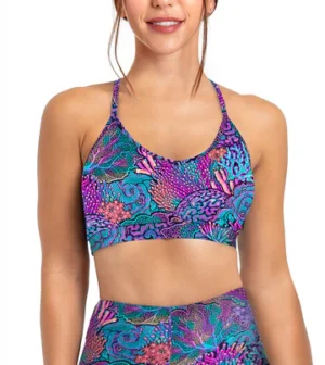 Spacefish Army Hybrid Bikini Sports Bra